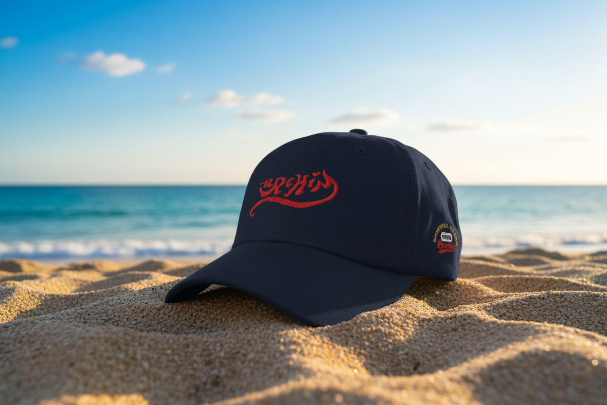 URCHIN Hat- 'Urchin' Red Logo. Unisex Cap. Choice of colours.