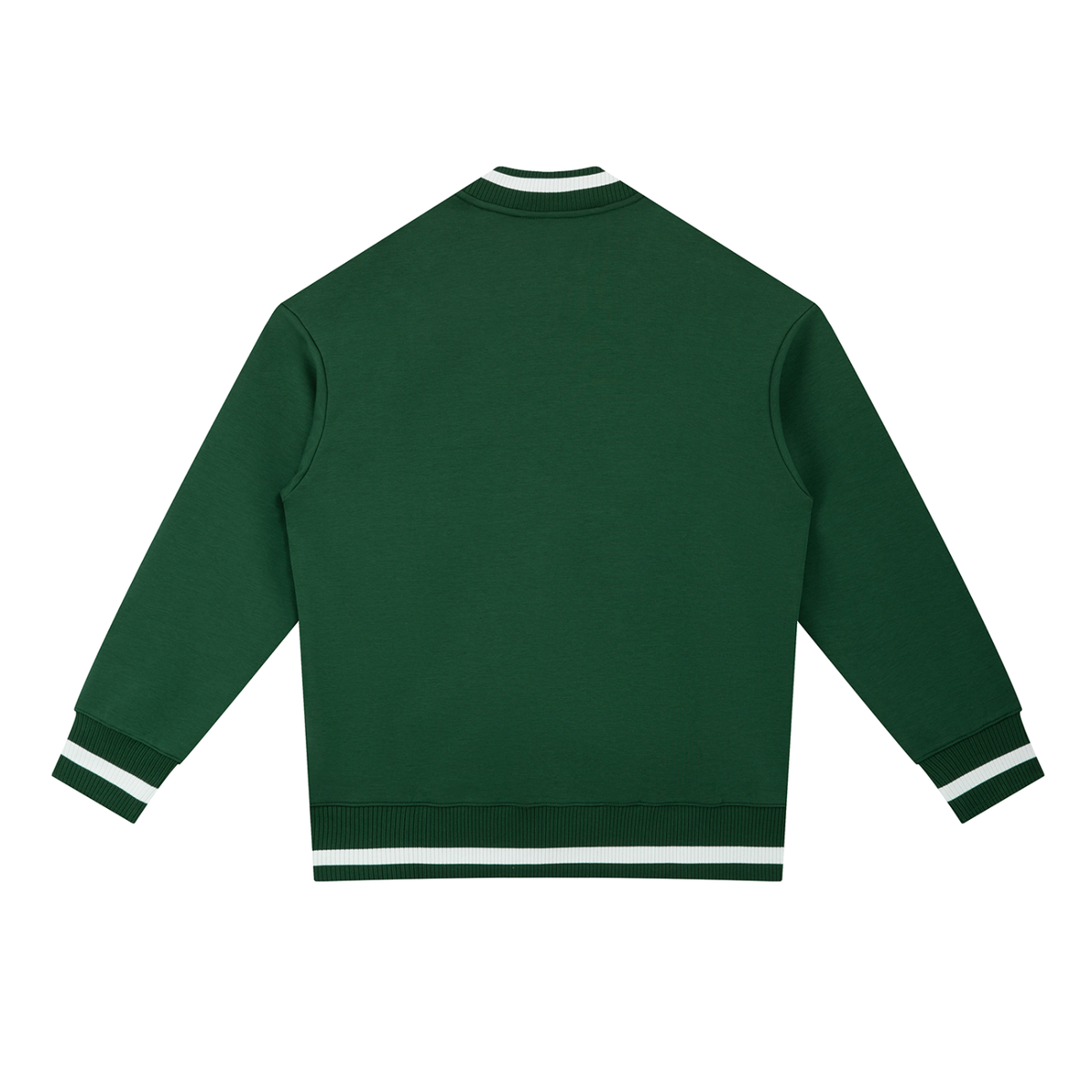 URCHIN Mens Contrast Piping Zip Bomber Jacket