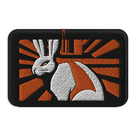URCHIN Patch 'HARD BUNNY' Flag Logo. Embroidered patch