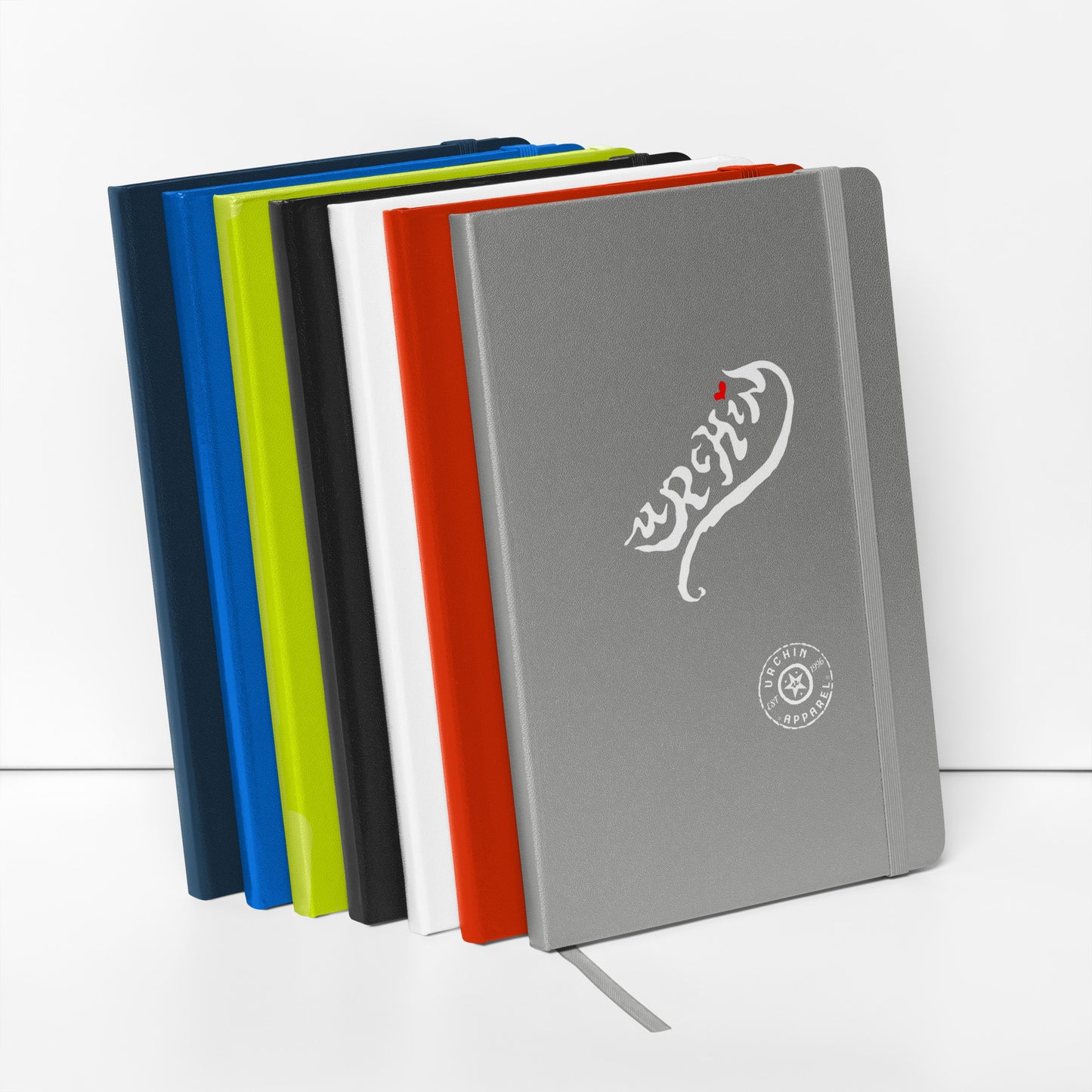 URCHIN Journal 'Urchin' & 'Urchin Apparel' Logo. Hardcover bound notebook. Choice of Colours.