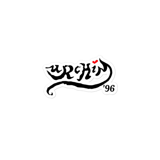 URCHIN Stickers.'URCHIN 96' Logo. Bubble-free vinyl.