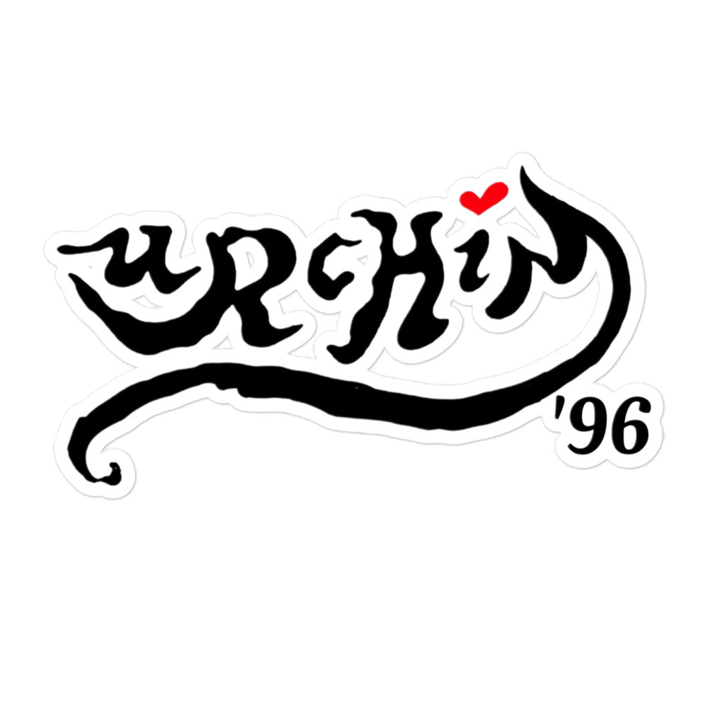 URCHIN Stickers.'URCHIN 96' Logo. Bubble-free vinyl.