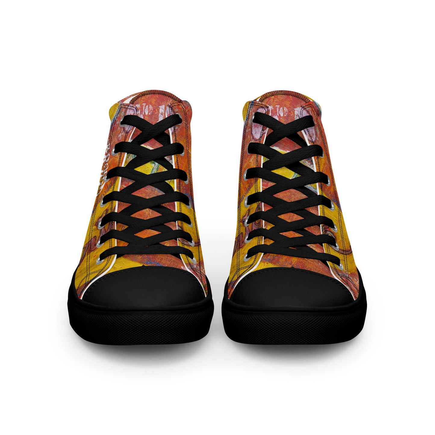 URCHIN Footwear 'NO 1 UNIQUE'. Mens high tops. Black or White Detailing Option. Choice of Sizes.