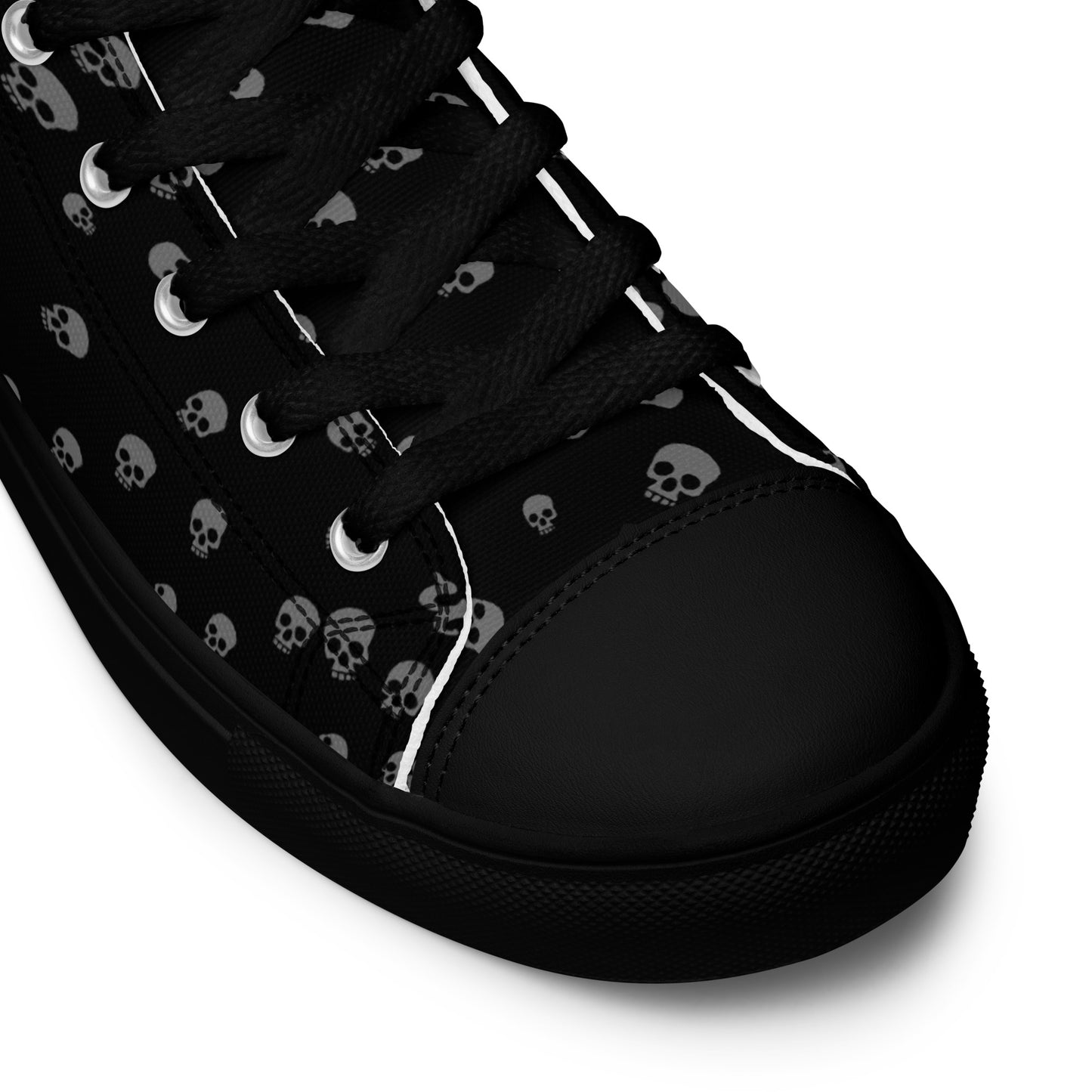 URCHIN Footwear 'SKULL STORM'. Mens high tops. Black or White Detailing Option. Choice of Sizes.