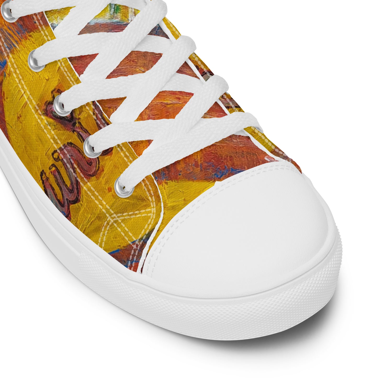 URCHIN Footwear 'NO 1 UNIQUE'. Mens high tops. Black or White Detailing Option. Choice of Sizes.