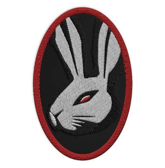 URCHIN Patch-'HARD BUNNY' Motif. Embroidered patch