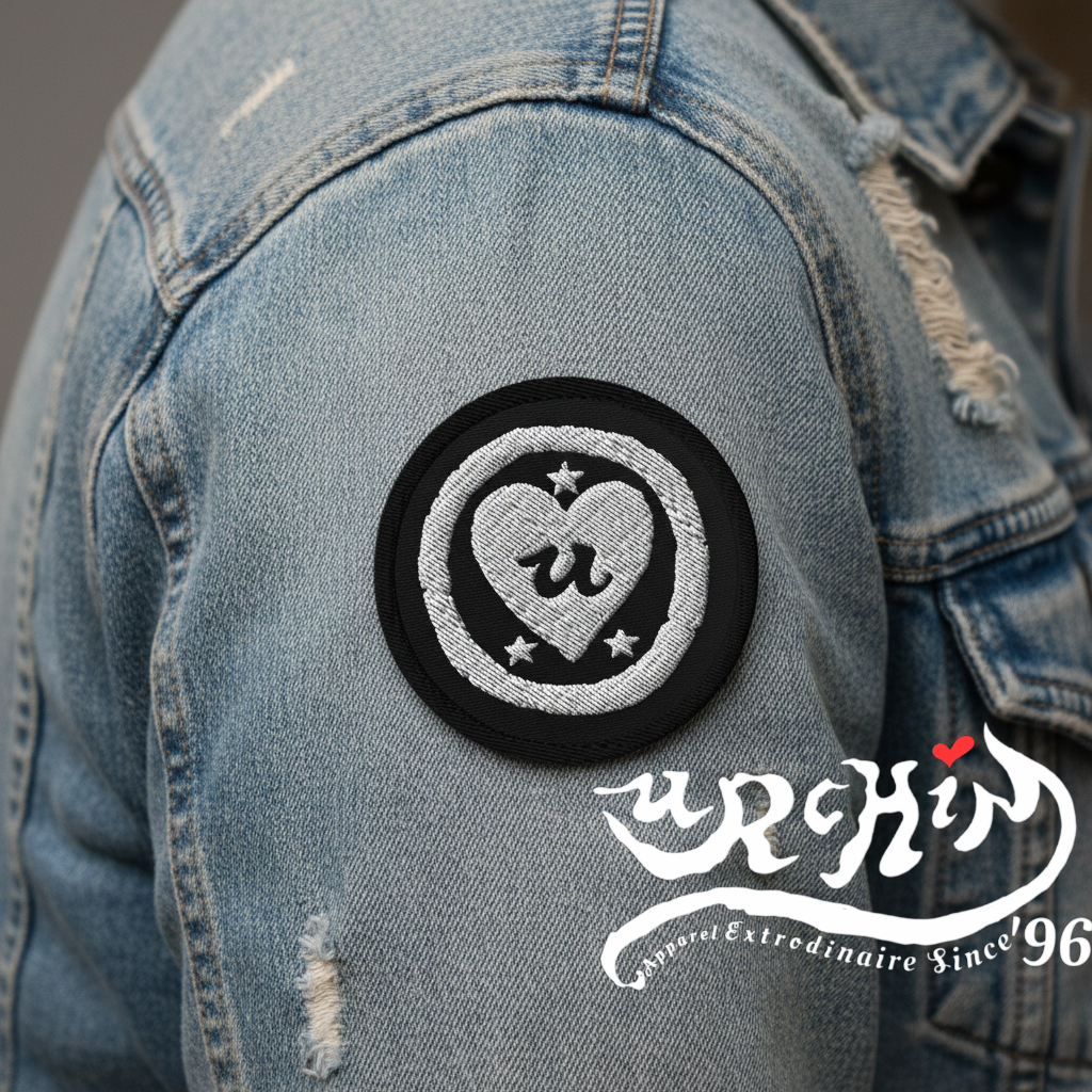 URCHIN -'LOVE U' Logo. Embroidered patch.