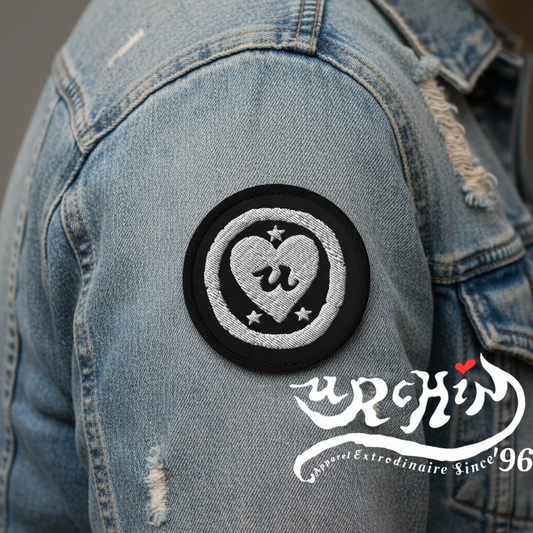 URCHIN -'LOVE U' Logo. Embroidered patch.