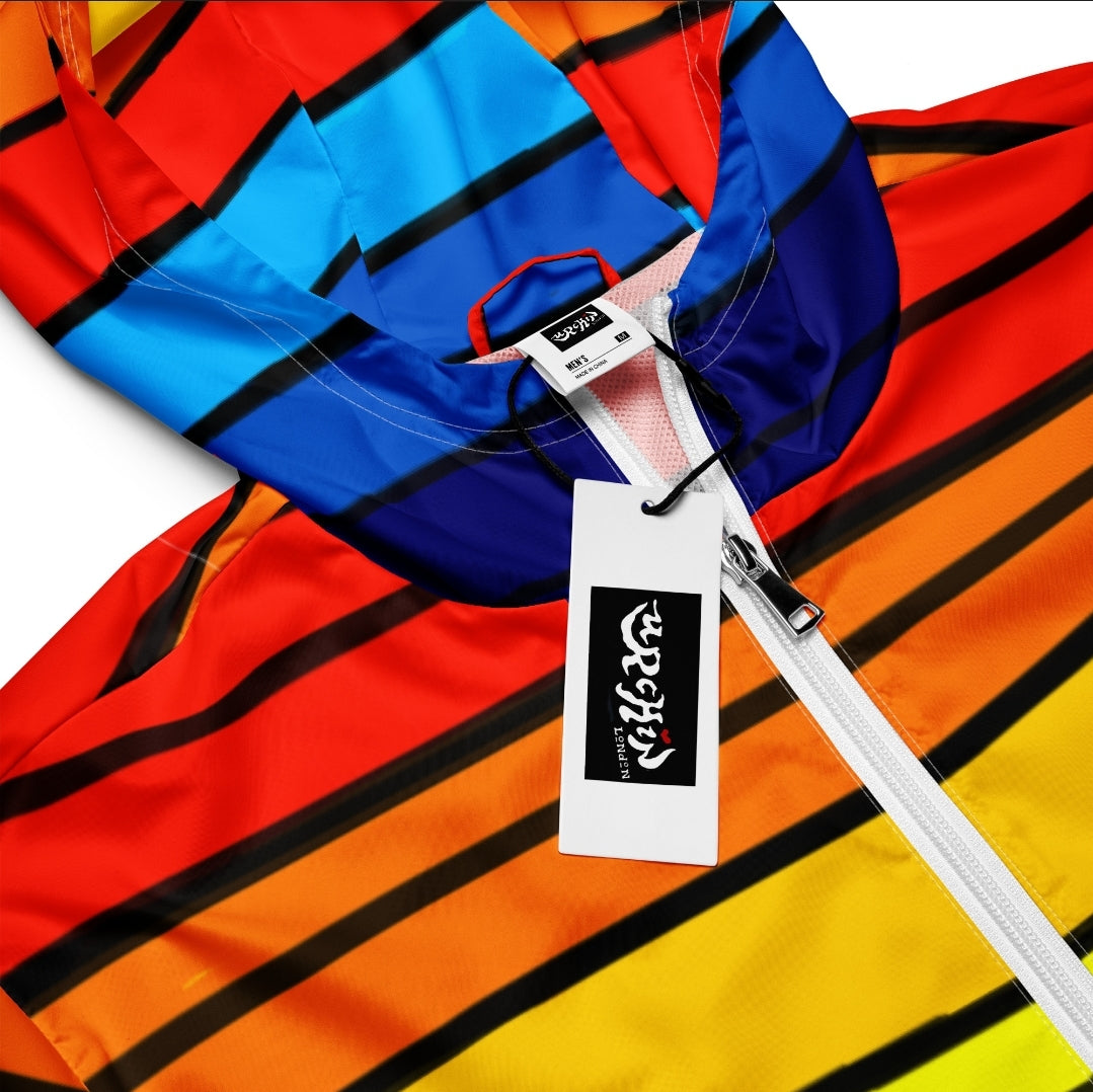 URCHIN 'SURF SUNRISE' Mens windbreaker.