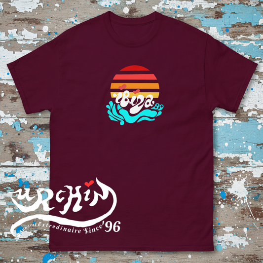 URCHIN 'Ibiza Sun Splash 89' 'Pure' Style. Retro Look. Unisex classic T Shirt.