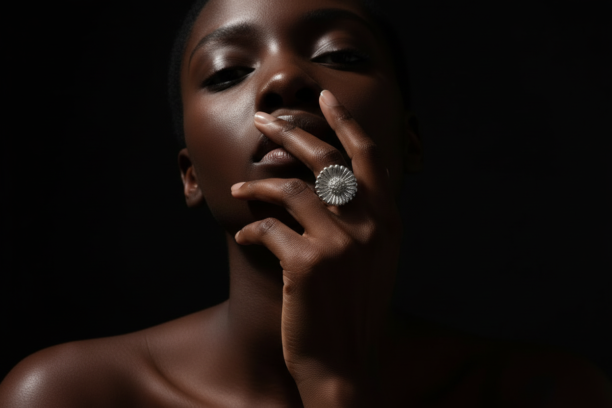 URCHIN Jewellery - 'Daisy' Ring. Hallmarked & Handmade in the UK. Choice of Custom Sizes available.