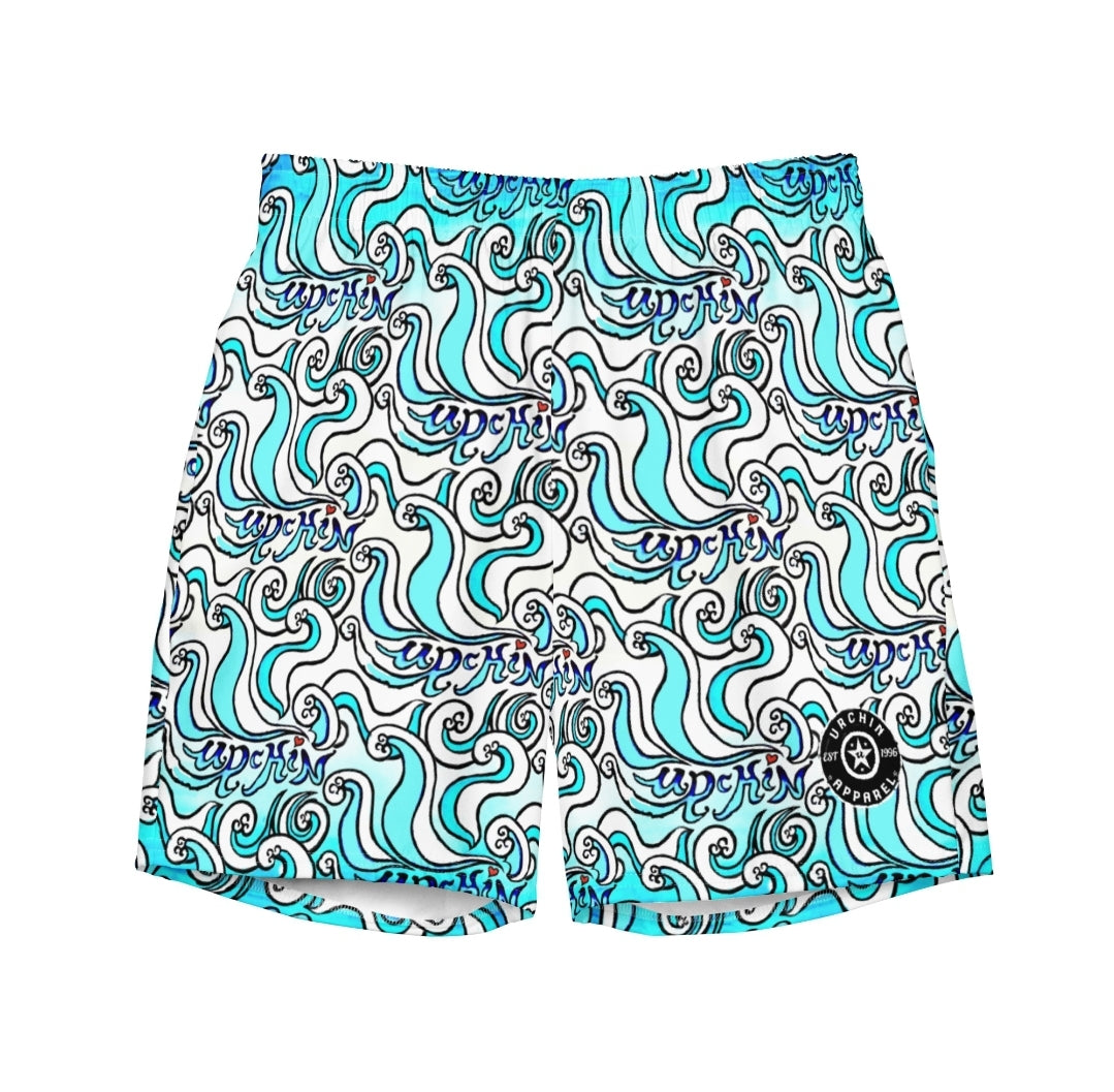 URCHIN 'U WAVES' Unisex Recycled Swim Board Shorts.