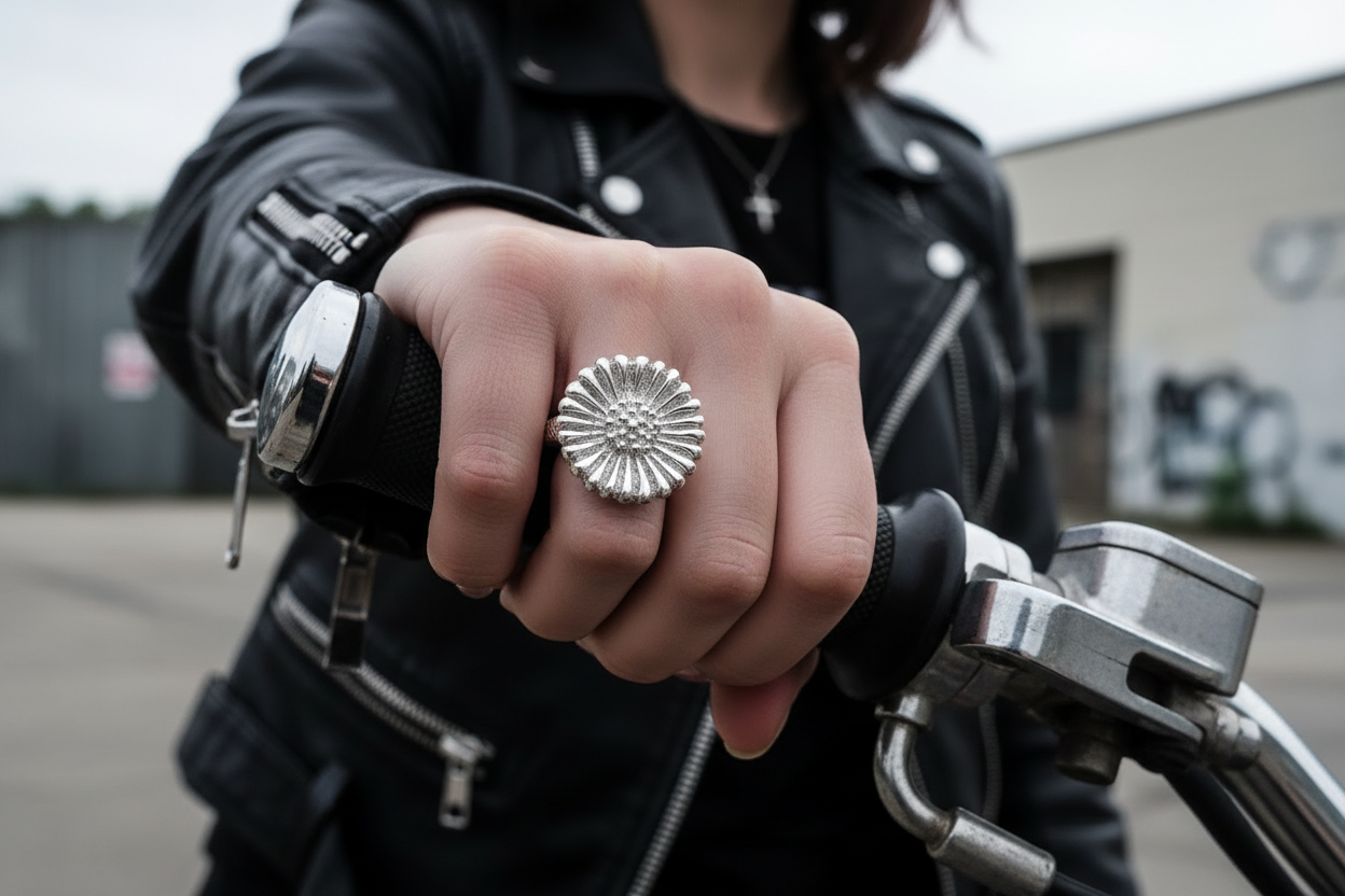 URCHIN Jewellery - 'Daisy' Ring. Hallmarked & Handmade in the UK. Choice of Custom Sizes available.