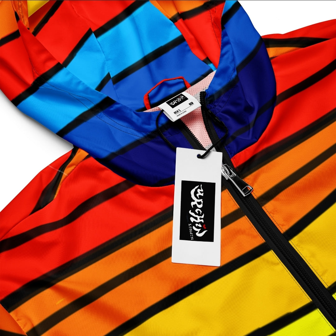 URCHIN 'SURF SUNRISE' Mens windbreaker.
