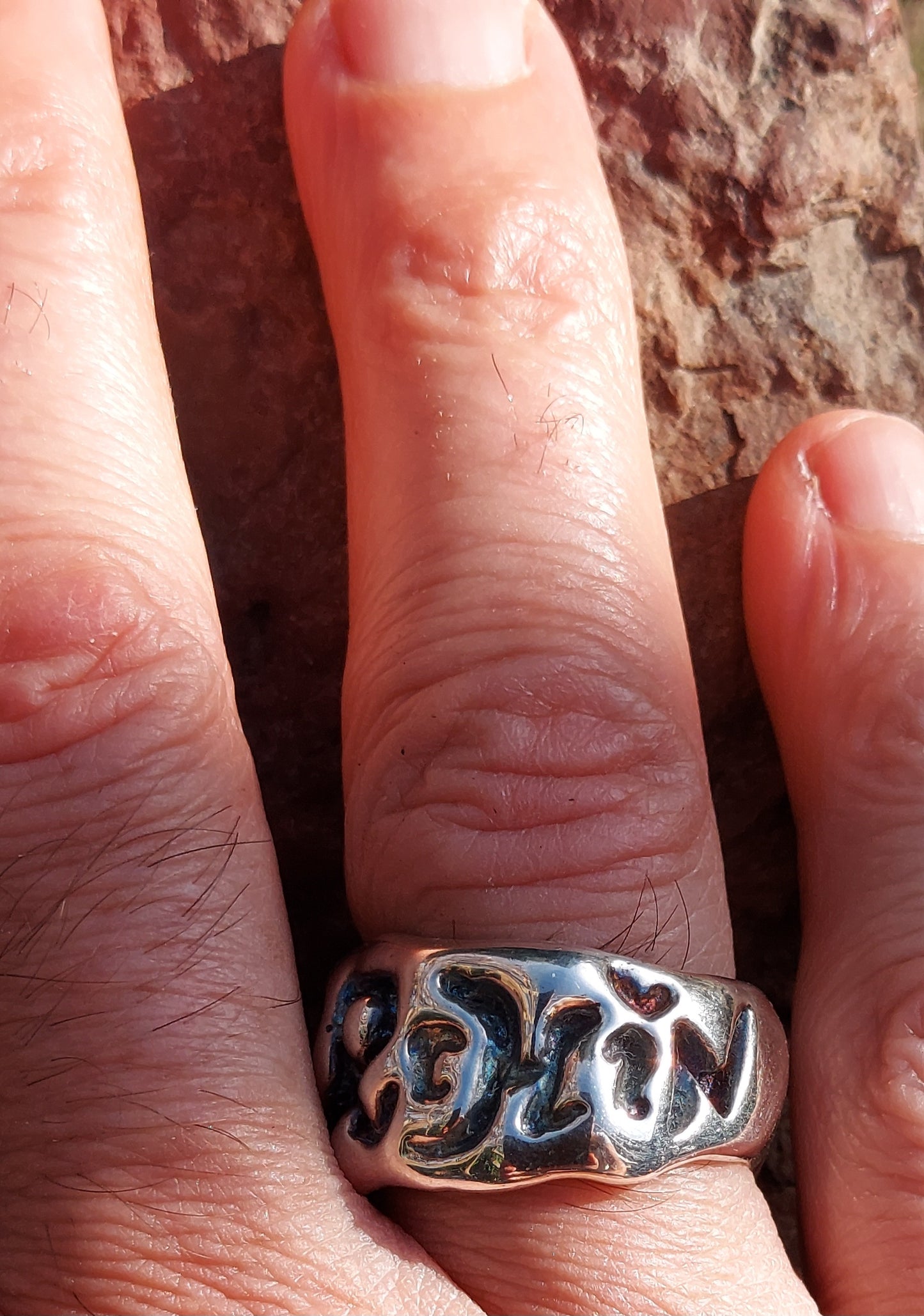 URCHIN Jewellery-'Phat' Urchin Logo Ring. Solid Silver. Hallmarked. Custom Sizes Available. Hand Made in the UK.