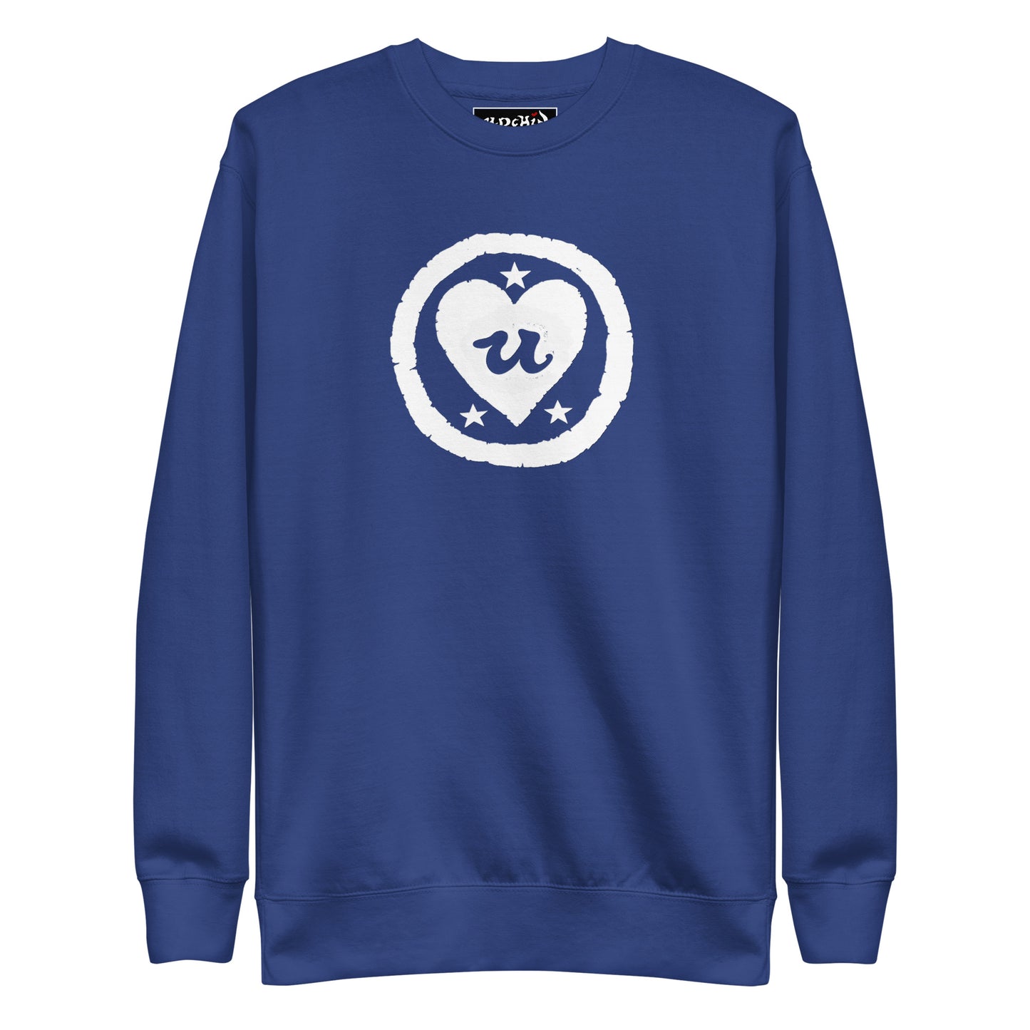 URCHIN 'LOVE U' White Logo. Premium Cotton Sweatshirt. Choice of Colours. Unisex.