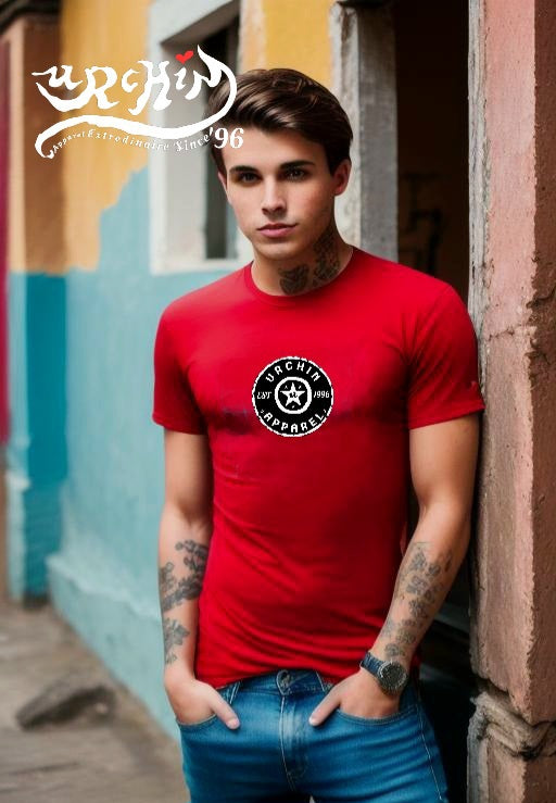 URCHIN 'Urchin Apparel U Star' B &W Logo. Choice of Colours. Unisex.