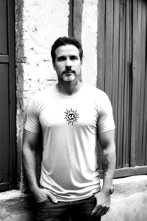 URCHIN Clothes-'U' Original Urchin 1996 Black Logo. Cotton T Shirt. White. Unisex.