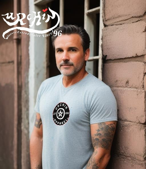 URCHIN 'Urchin Apparel U Star' B &W Logo. Choice of Colours. Unisex.