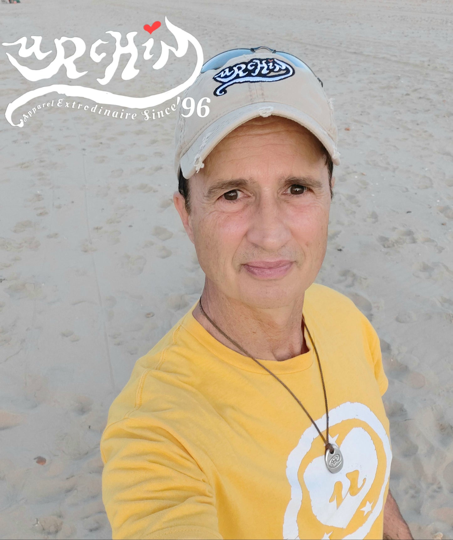 URCHIN-'LOVE U' White Logo. Cotton T Shirt. Choice of Colours. Unisex