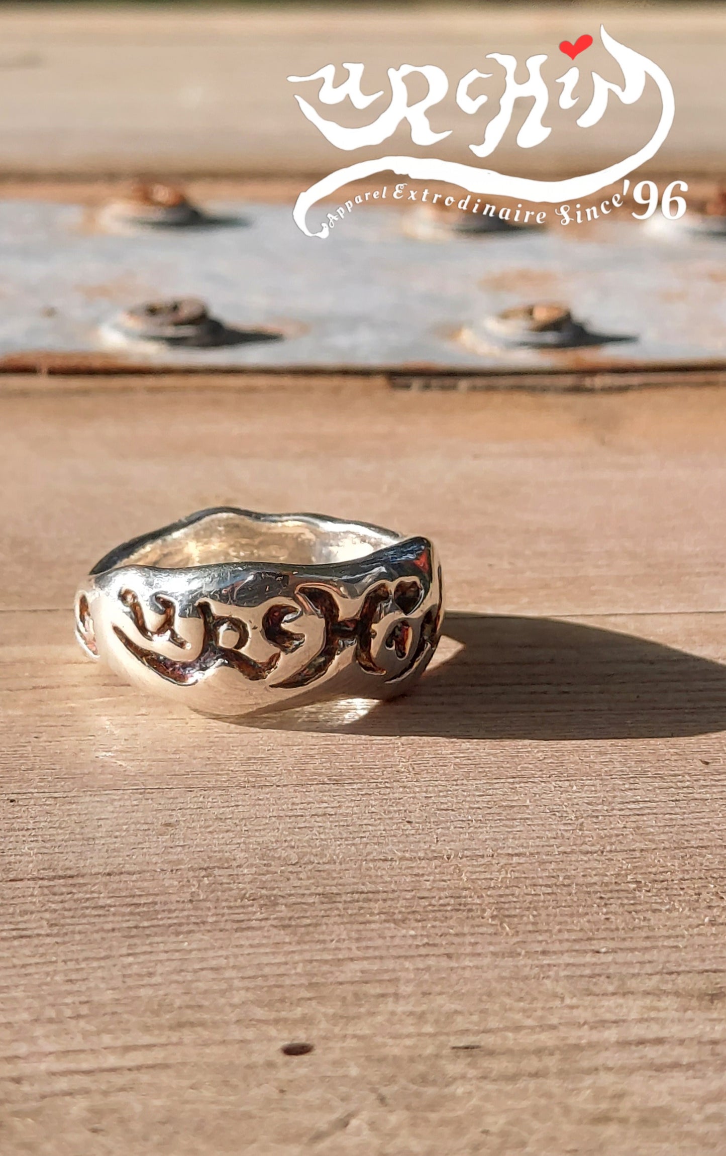 URCHIN Jewellery - 'Skinny' Urchin Logo Ring. Hallmarked. Handmade in the UK. Choice of Custom Sizes available.