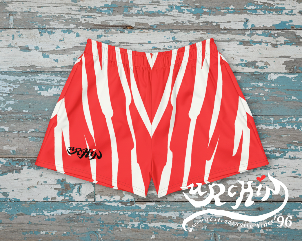 URCHIN 'RIP WAVE' 'Strawberry Ice' Unisex Athletic/Swim Shorts