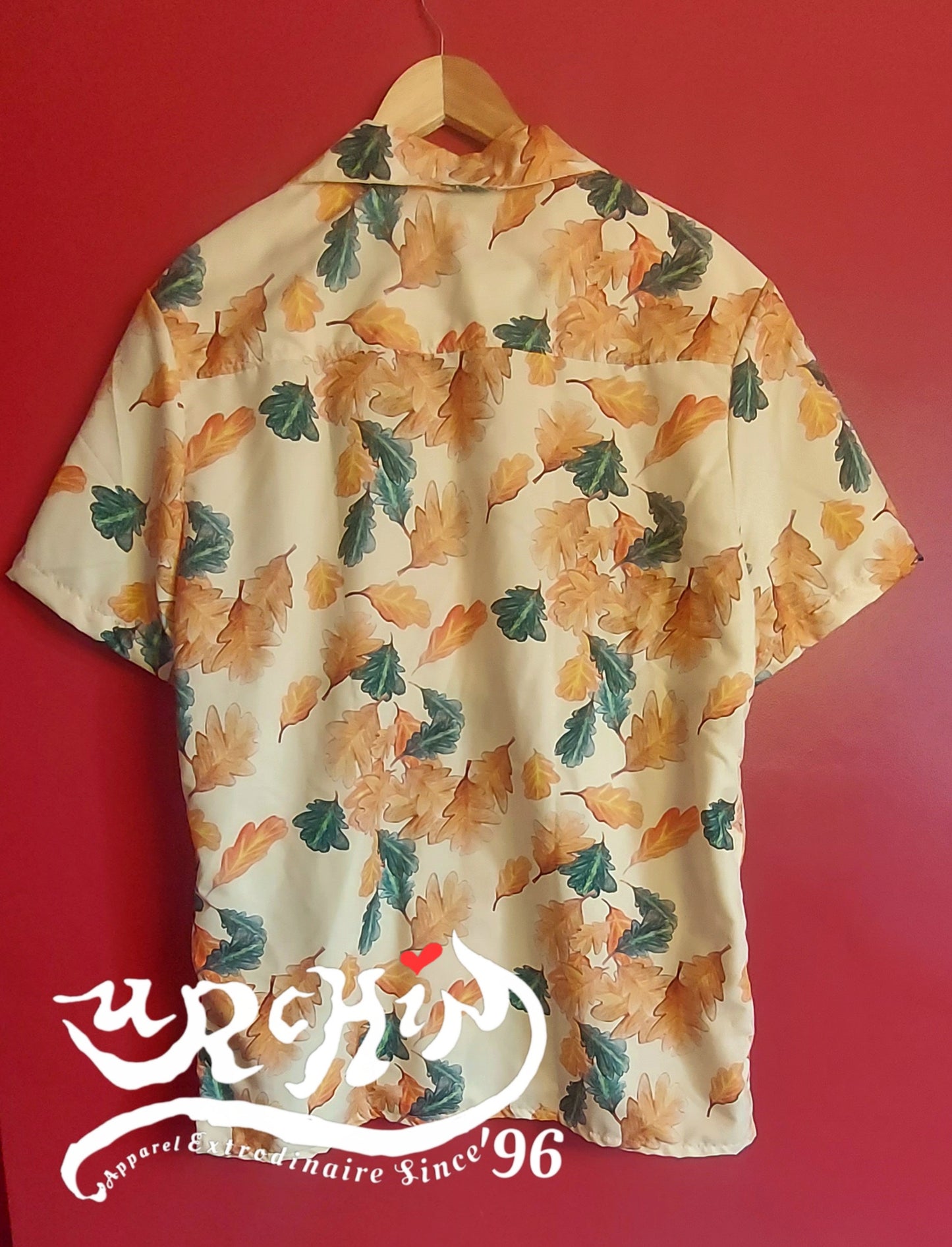 URCHIN 'U OAK' ( Yellow ) Unisex button shirt. Multiple Sizes.