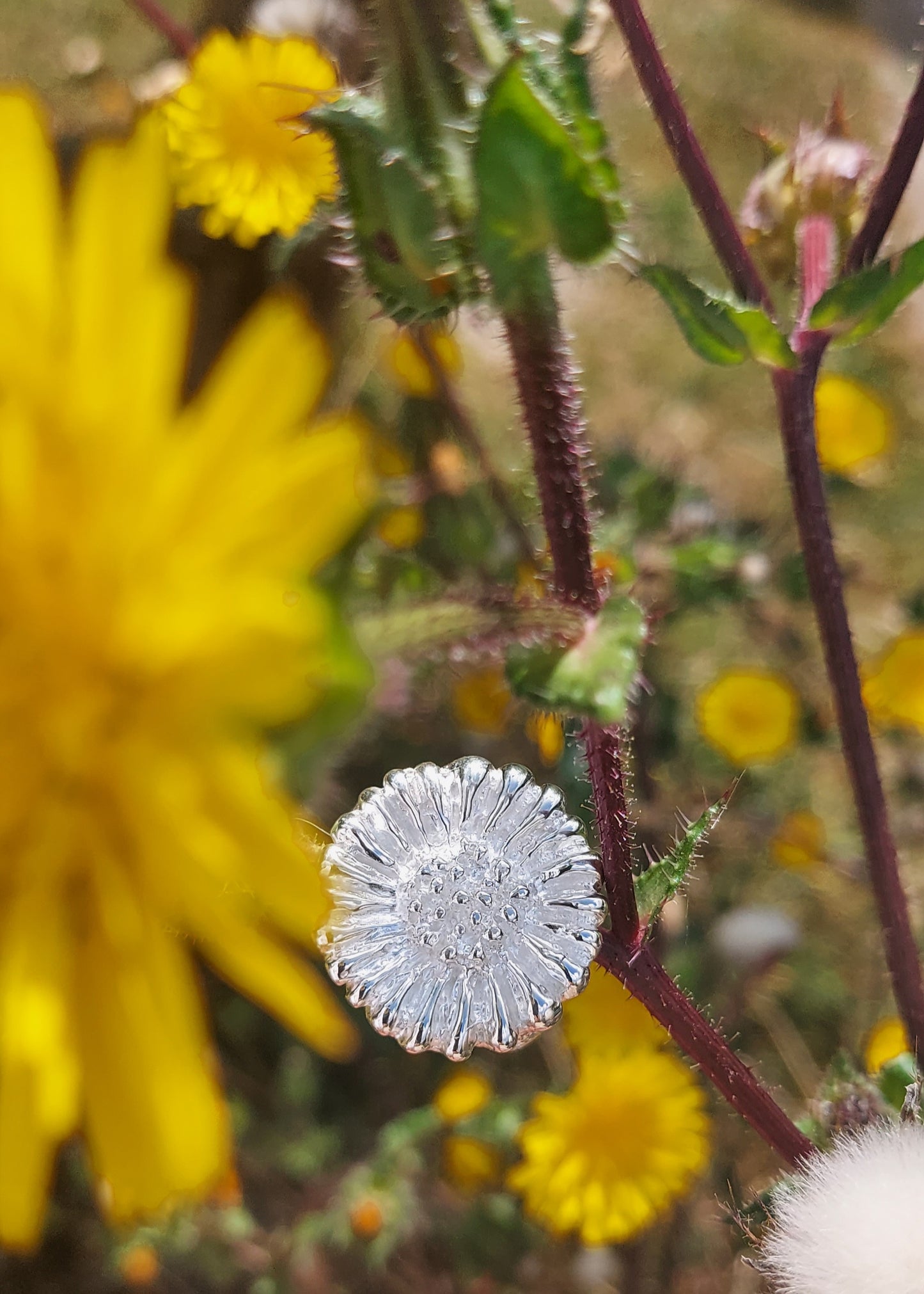 URCHIN Jewellery - 'Daisy' Ring. Hallmarked & Handmade in the UK. Choice of Custom Sizes available.