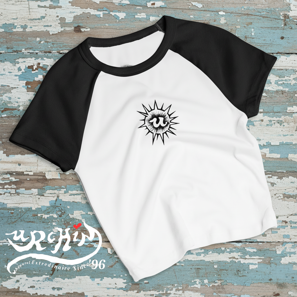 Women’s micro rib raglan baby tee
