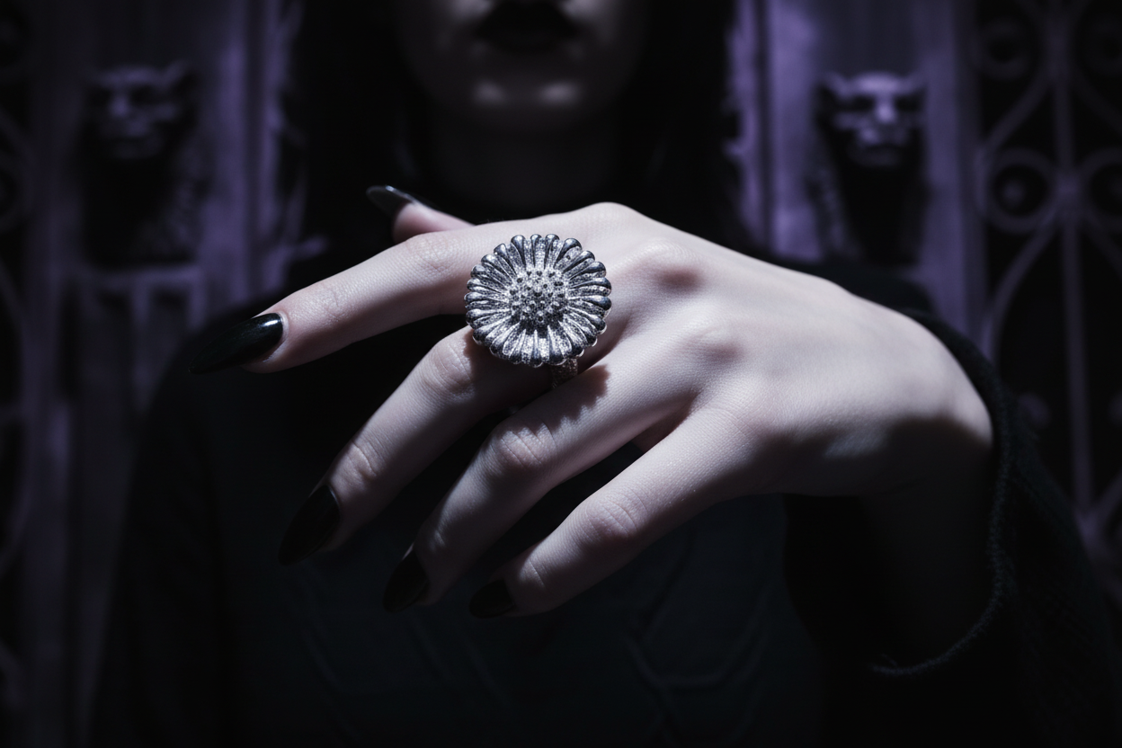 URCHIN Jewellery - 'Daisy' Ring. Hallmarked & Handmade in the UK. Choice of Custom Sizes available.