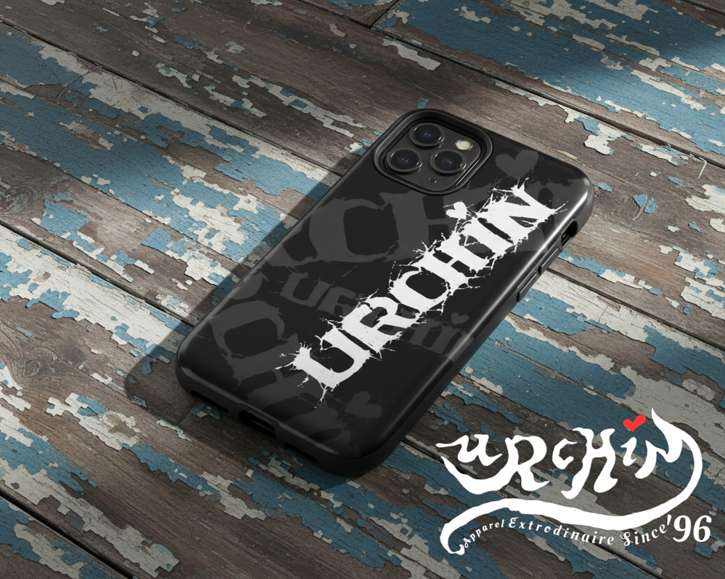 URCHIN.URBAN LOGO. Black. Tough Case for iPhone®