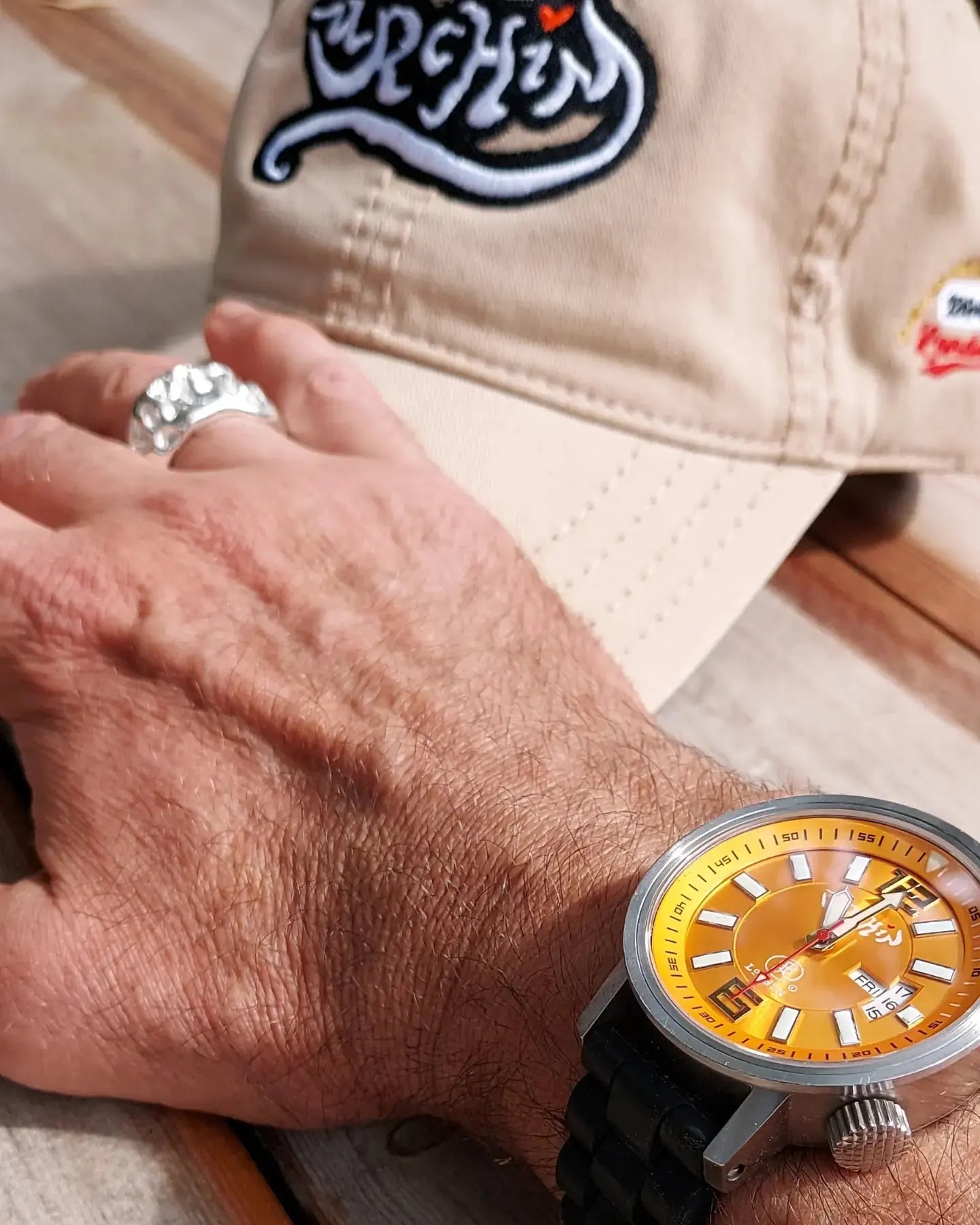 URCHIN Hats 'Urchin' Logo. Baseball Cap. White on Black Logo. Lightly Distressed. Embroidered front and side Design. Choice of Colours. Unisex.