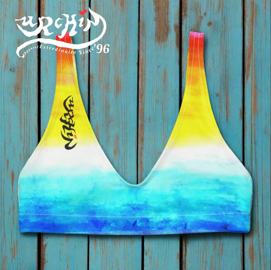 URCHIN Clothes & Swimwear. 'SUNSET BEACH' Recycled padded bikini top