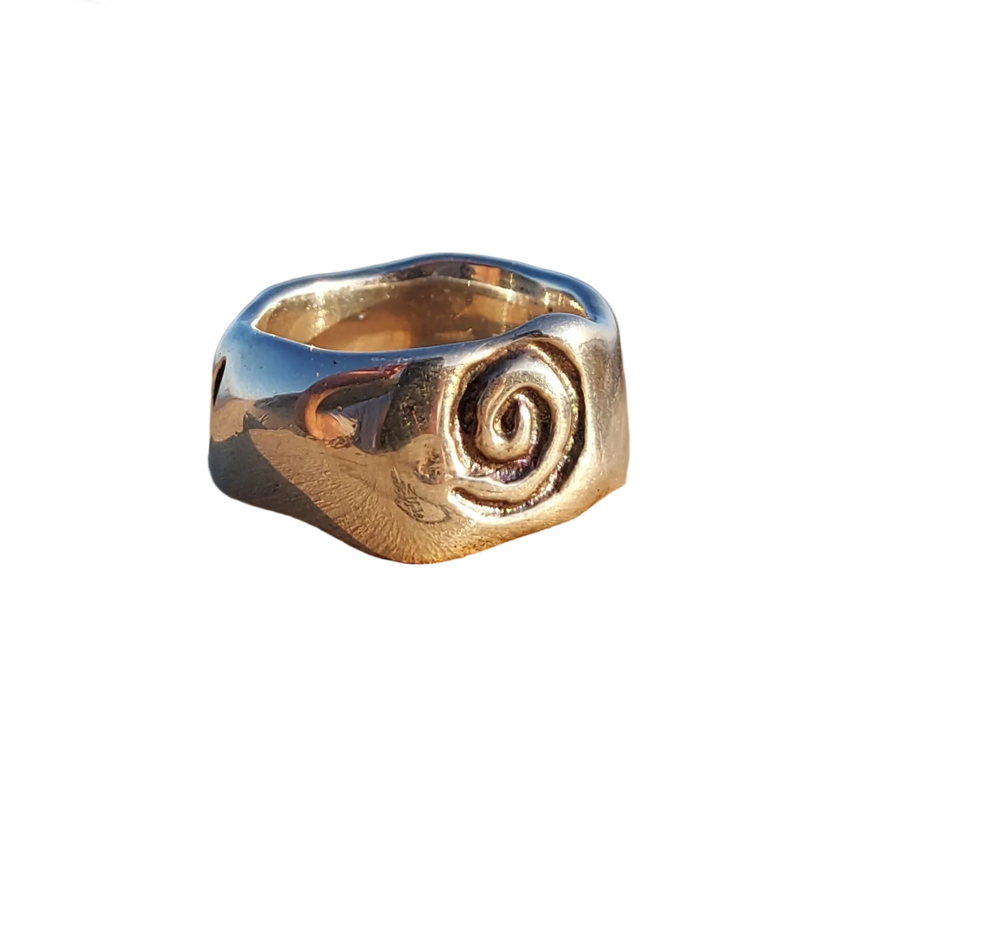 URCHIN Jewellery-'Phat' Urchin Logo Ring. Solid Silver. Hallmarked. Custom Sizes Available. Hand Made in the UK.