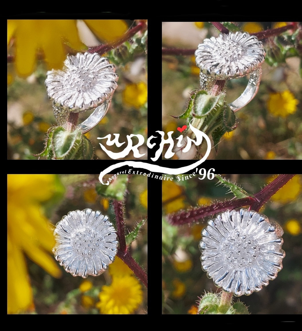 URCHIN Jewellery - 'Daisy' Ring. Hallmarked & Handmade in the UK. Choice of Custom Sizes available.