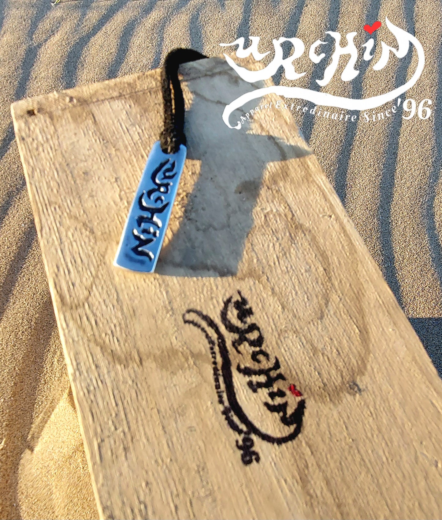 URCHIN -'Spiral Slab' Logo Unisex Pendant. Solid Silver, Hallmarked. Hand-made in UK.