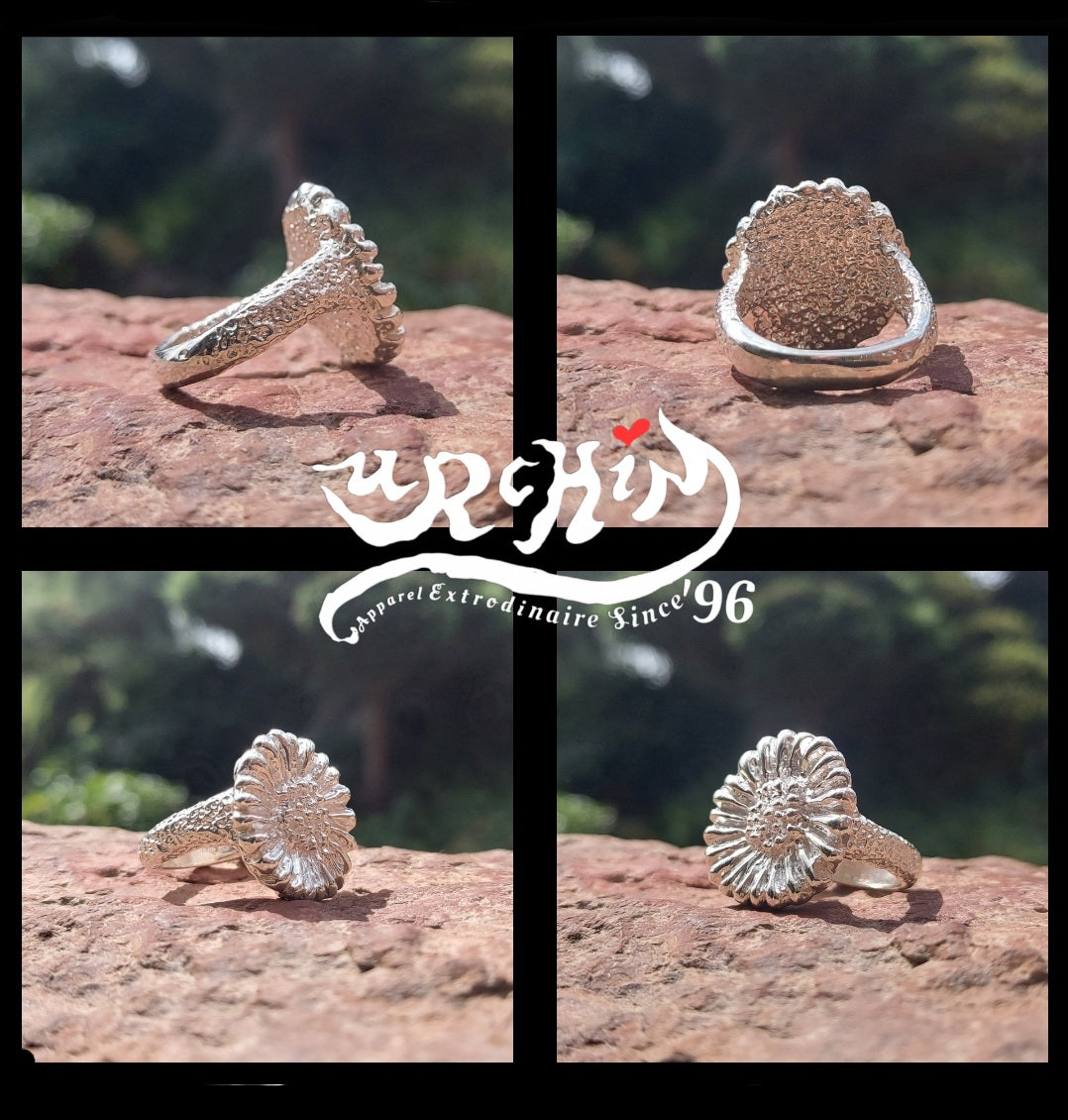 URCHIN Jewellery - 'Daisy' Ring. Hallmarked & Handmade in the UK. Choice of Custom Sizes available.