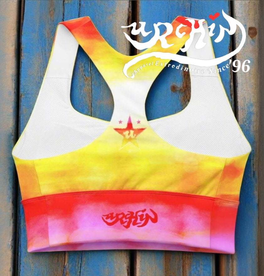 URCHIN Sports 'U Star' 'Sun Rise' Sports Bra. Choice of Sizes.