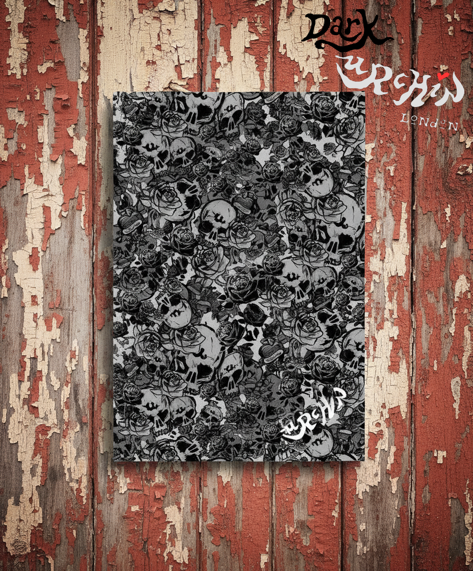 URCHIN 'Skulls & Roses' Skull Storm. Poster