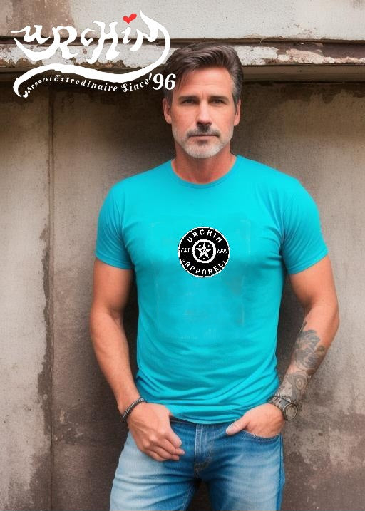 URCHIN 'Urchin Apparel U Star' B &W Logo. Choice of Colours. Unisex.