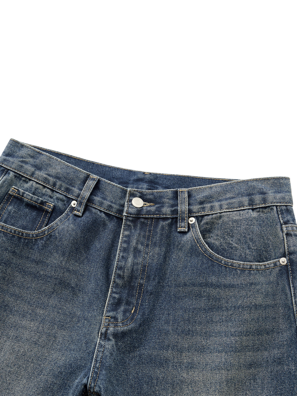 URCHIN Men’s Vintage Wash Straight Leg Denim Urchino's