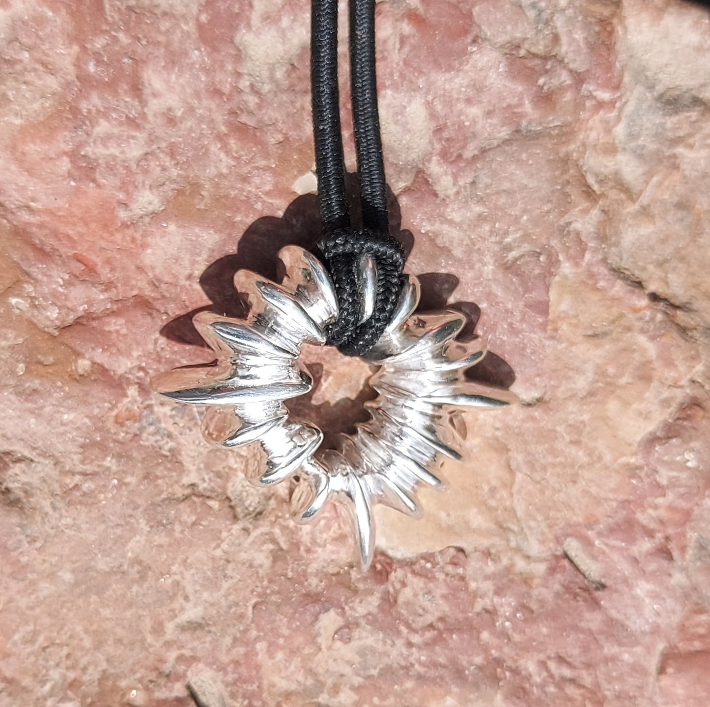 URCHIN Jewellery -'Urchin' Pendant. Solid Silver, Hallmarked. Hand-made in UK.