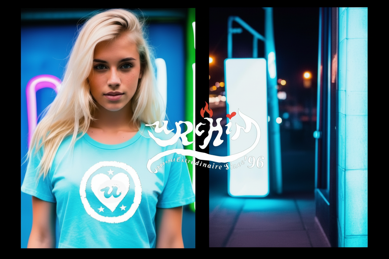 URCHIN-'LOVE U' White Logo. Cotton T Shirt. Choice of Colours. Unisex