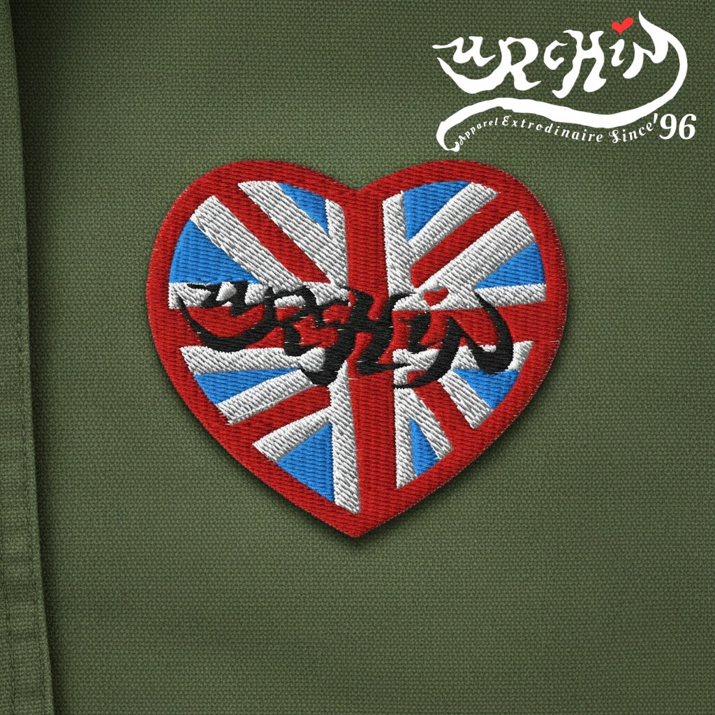 URCHIN Union Jack. Embroidered patch.