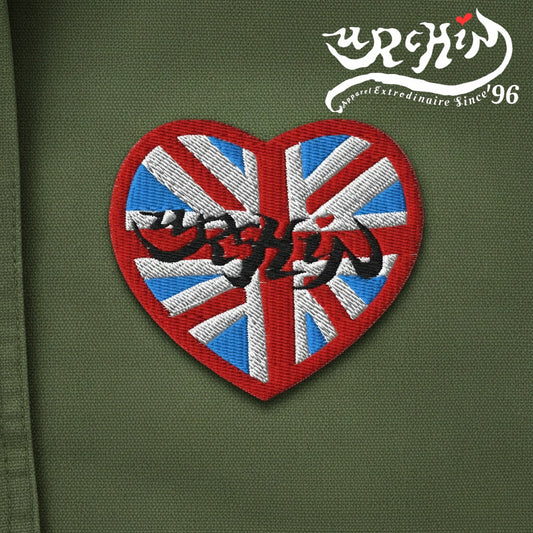 URCHIN Union Jack. Embroidered patch.