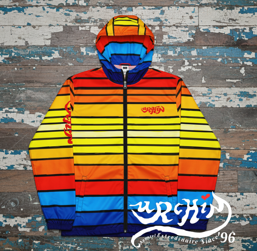 URCHIN 'SURF SUNRISE' Mens windbreaker.