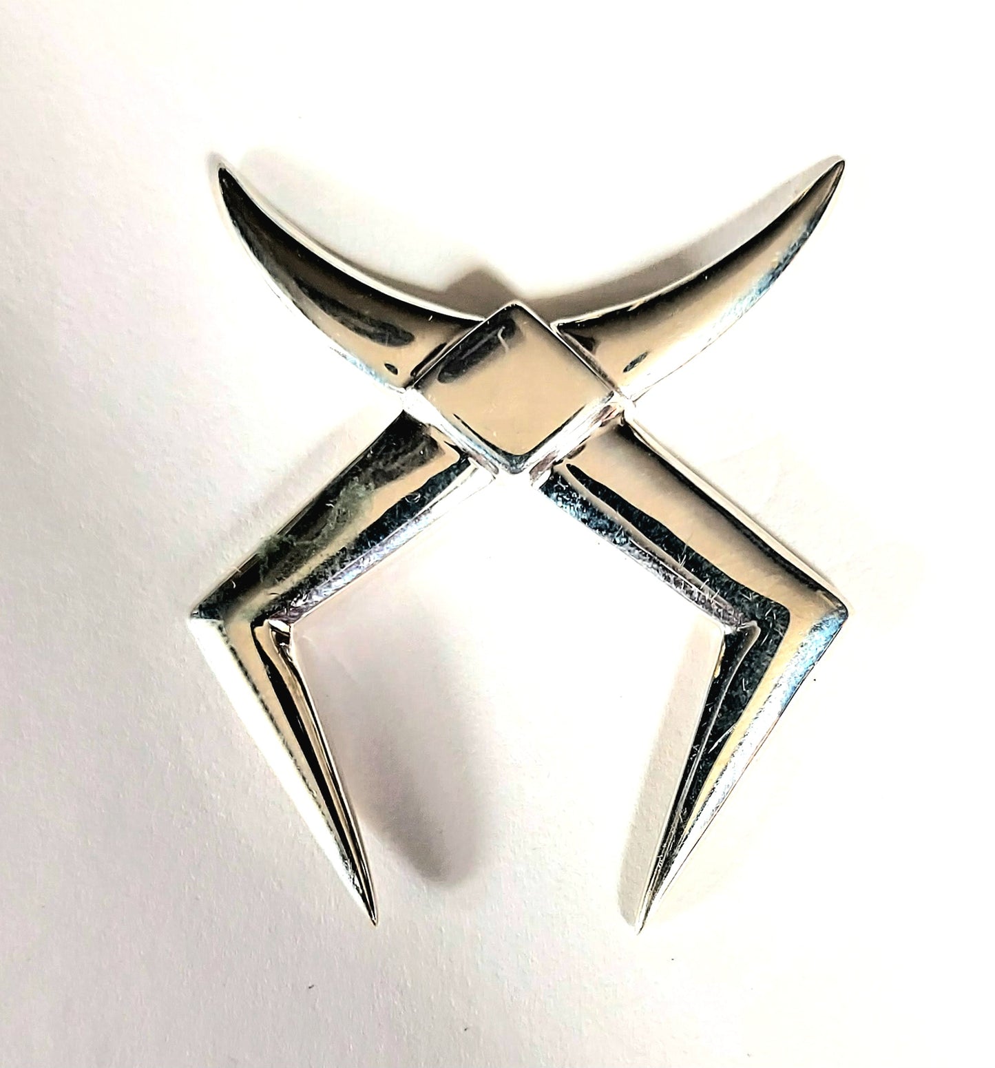 URCHIN Jewellery - 'Moon Rays' Solid Silver Unisex Pendant. Hallmarked. Hand-made in the UK. Choice of Cord.