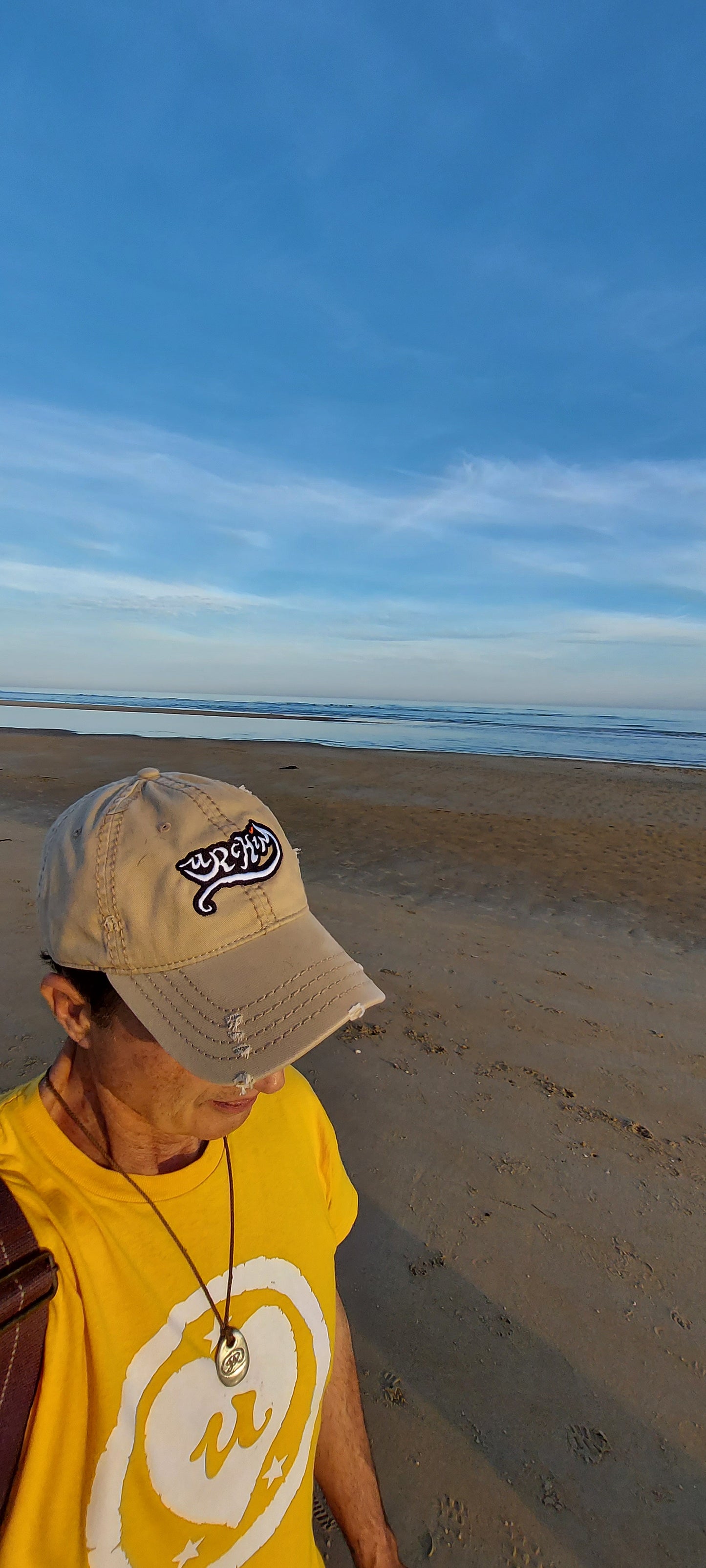 URCHIN Hats 'Urchin' Logo. Baseball Cap. White on Black Logo. Lightly Distressed. Embroidered front and side Design. Choice of Colours. Unisex.