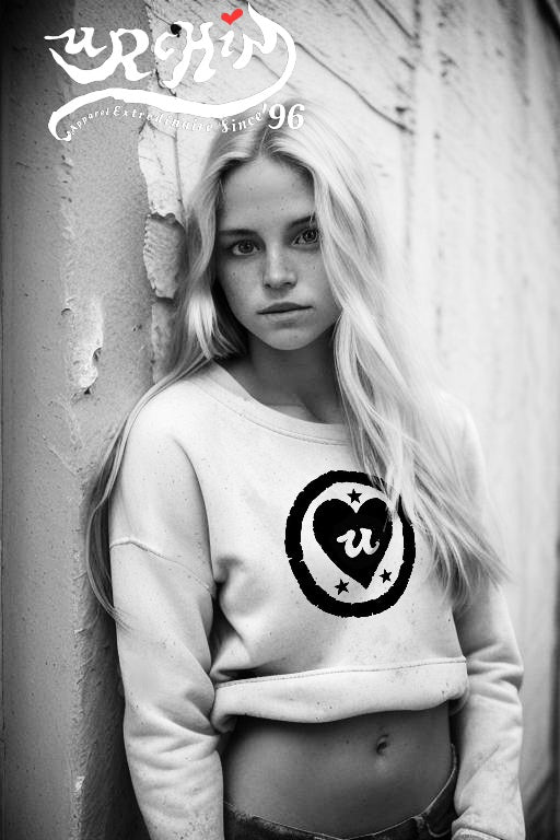URCHIN Clothes 'LOVE U' Black Logo. Premium Cotton Sweatshirt. Choice of Colours. Unisex.