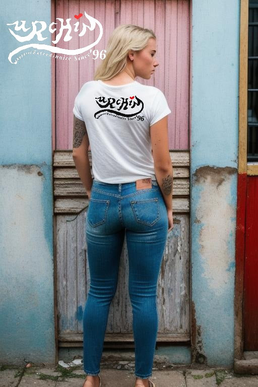 URCHIN Clothes -'U STAR' Black on Red- Old Poster. Cotton T Shirt. Choice of Colours. Unisex.